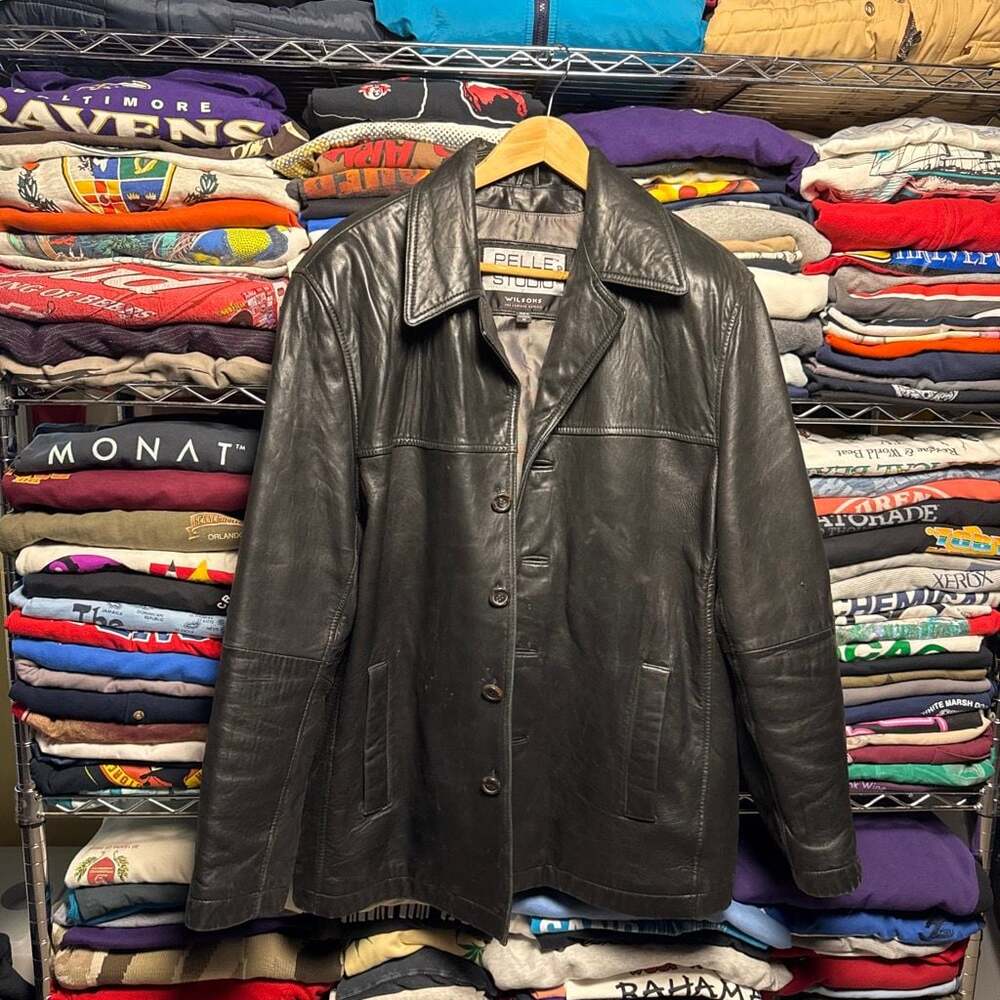 Pelle Studio Wilsons Leather Jacket Black Size XL